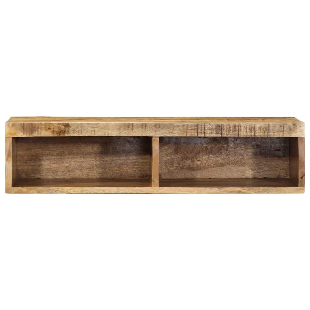 vidaXL Tv-meubel wandmontage 80x30x19 cm massief ruw mangohout