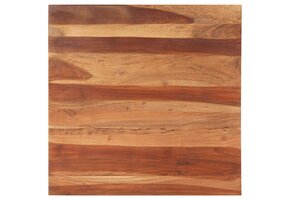 vidaXL Tafelblad 25-27 mm 80x80 cm massief acaciahout