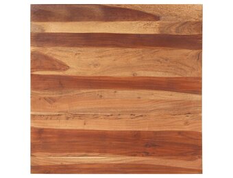 vidaXL Tafelblad 25-27 mm 80x80 cm massief acaciahout