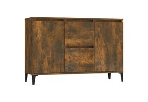 vidaXL Dressoir 104x35x70 cm bewerkt hout gerookt eikenkleurig