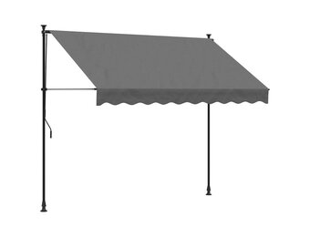 VidaXL Uittrekbare Luifel 250x150cm Antraciet | 61% Korting