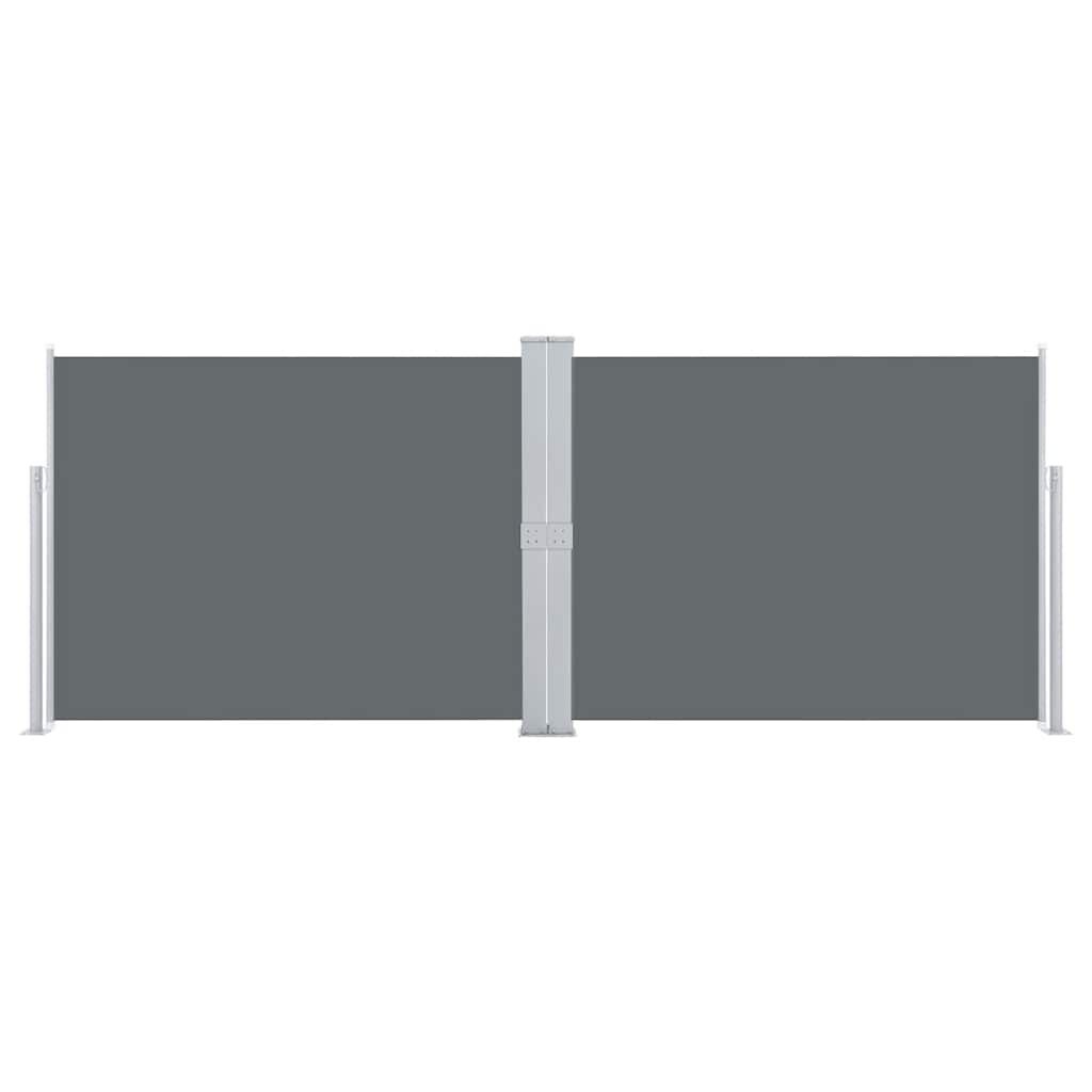 vidaXL Windscherm Uittrekbaar 140x1000cm Antraciet - 50% Korting!