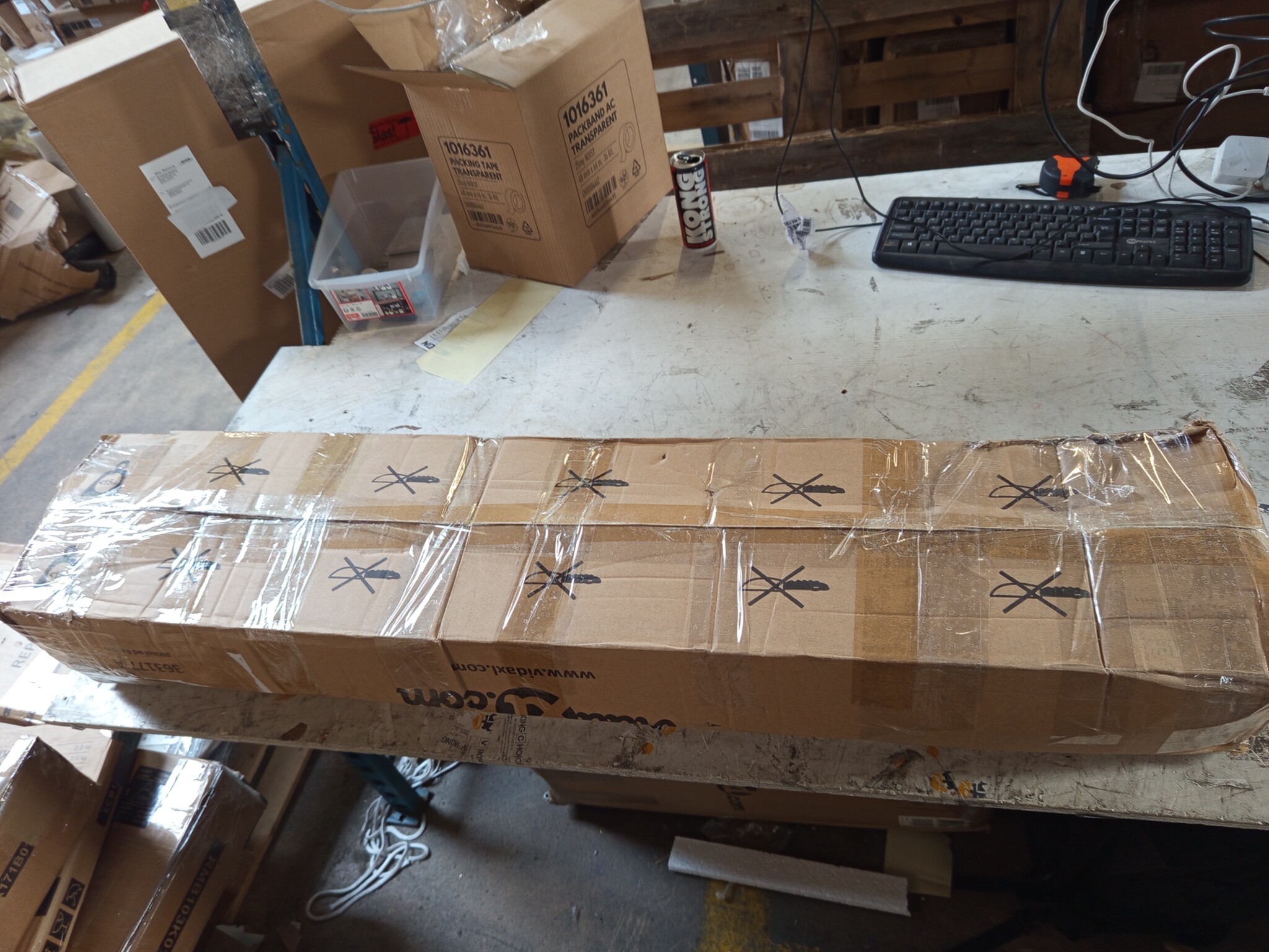 vidaXL Parasol met houten paal 400x273 cm - 73% Korting!