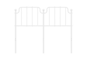 vidaXL Hoofdbord Metaal Wit - 120 cm - 42% Korting!