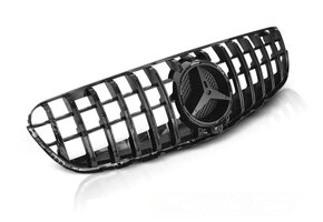 Grill Mercedes GLC W253 (vanaf 2015) Sport Glanzend Zwart - 55% Korting