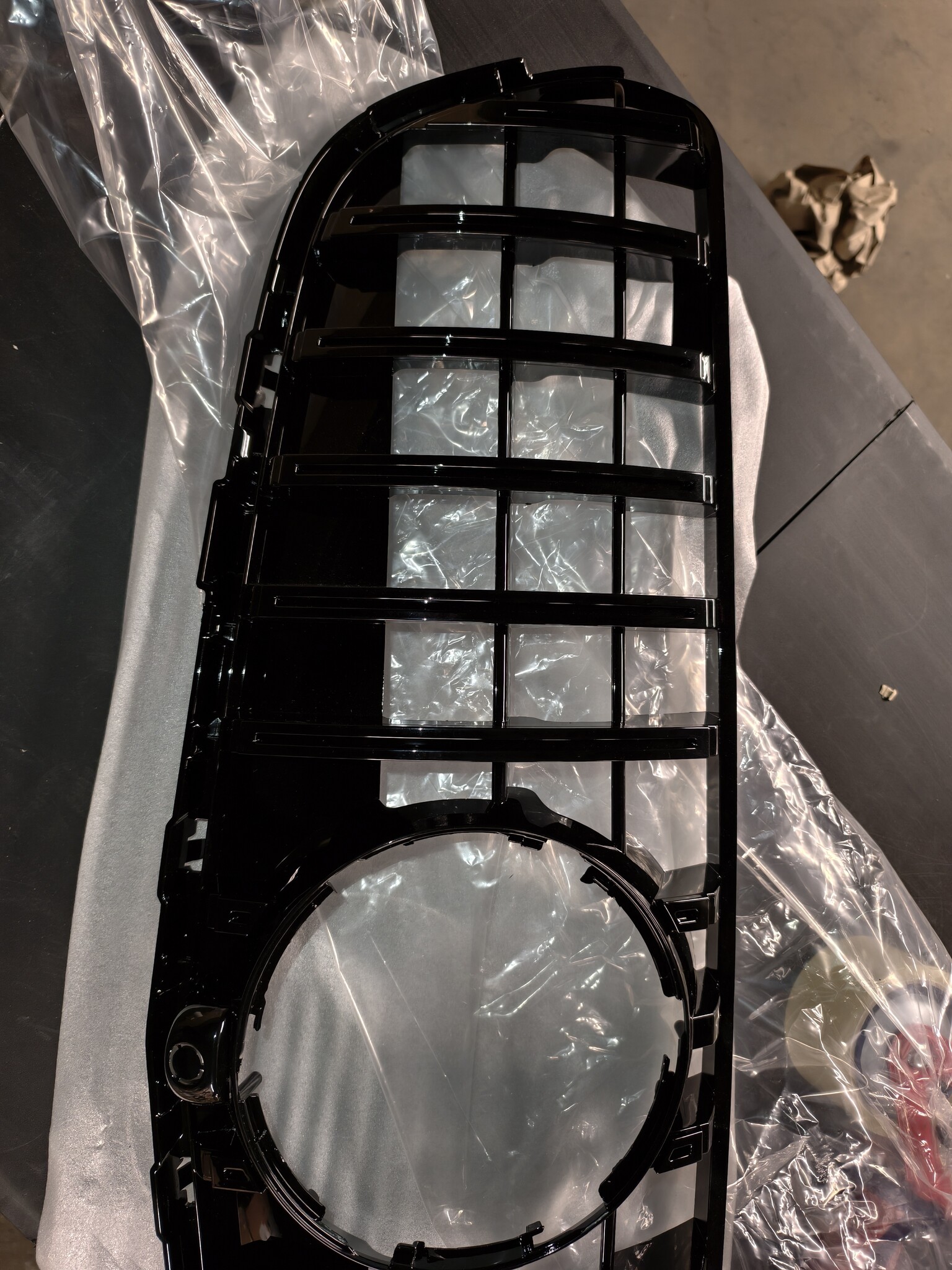 Grill Mercedes GLC W253 (vanaf 2015) Sport Glanzend Zwart - 55% Korting