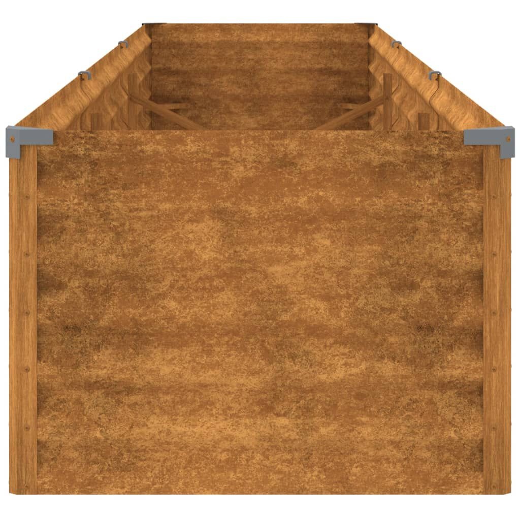 vidaXL Verhoogde Plantenbak 291x50x36cm Cortenstaal - 40% Korting