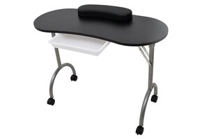 vidaXL Manicuretafel Inklapbaar (Zwart) - 40% Korting!