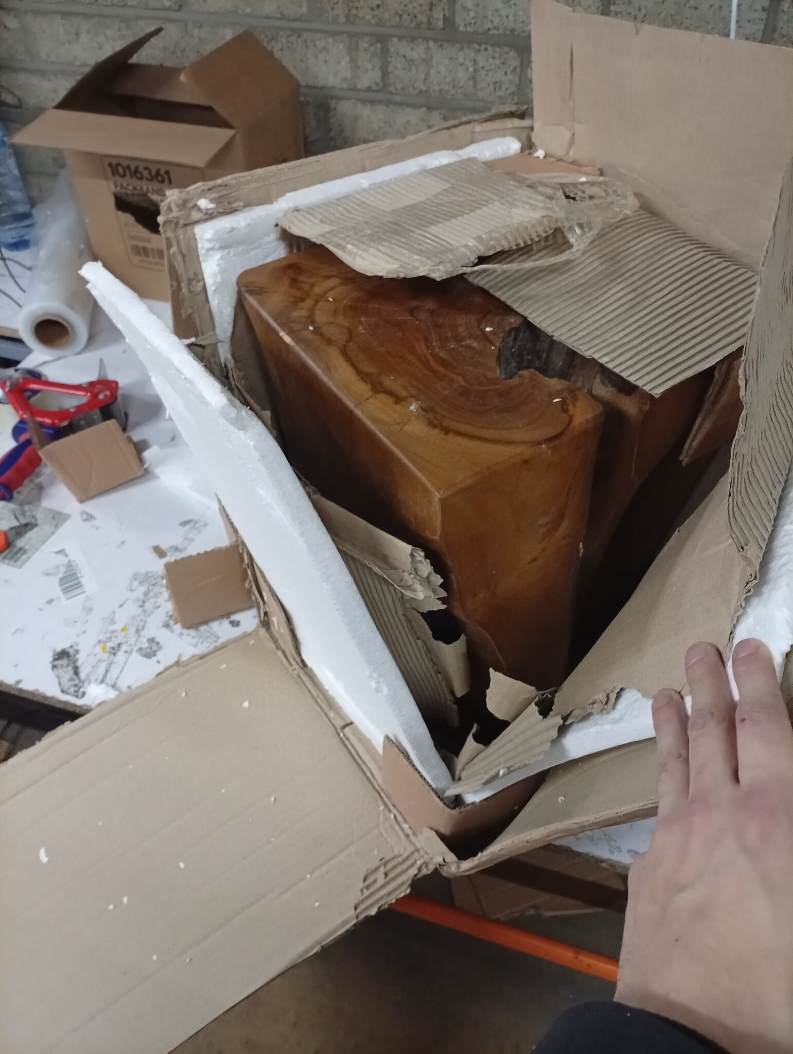 vidaXL Kruk Massief Teakhout - 55% Korting