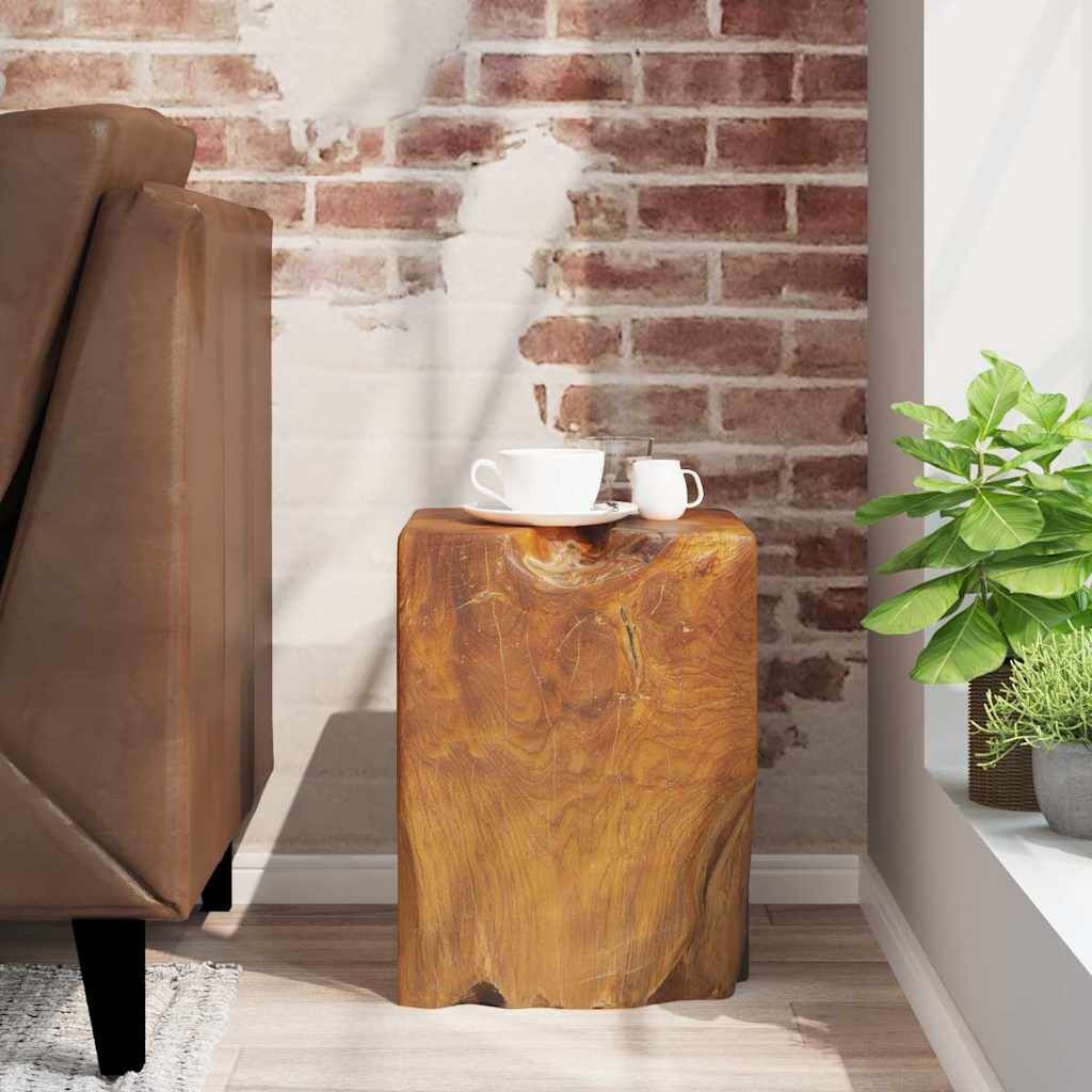 vidaXL Kruk Massief Teakhout - 55% Korting