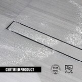 Douchegoot 70cm Extra Plat RVS - Nu 40% Korting!