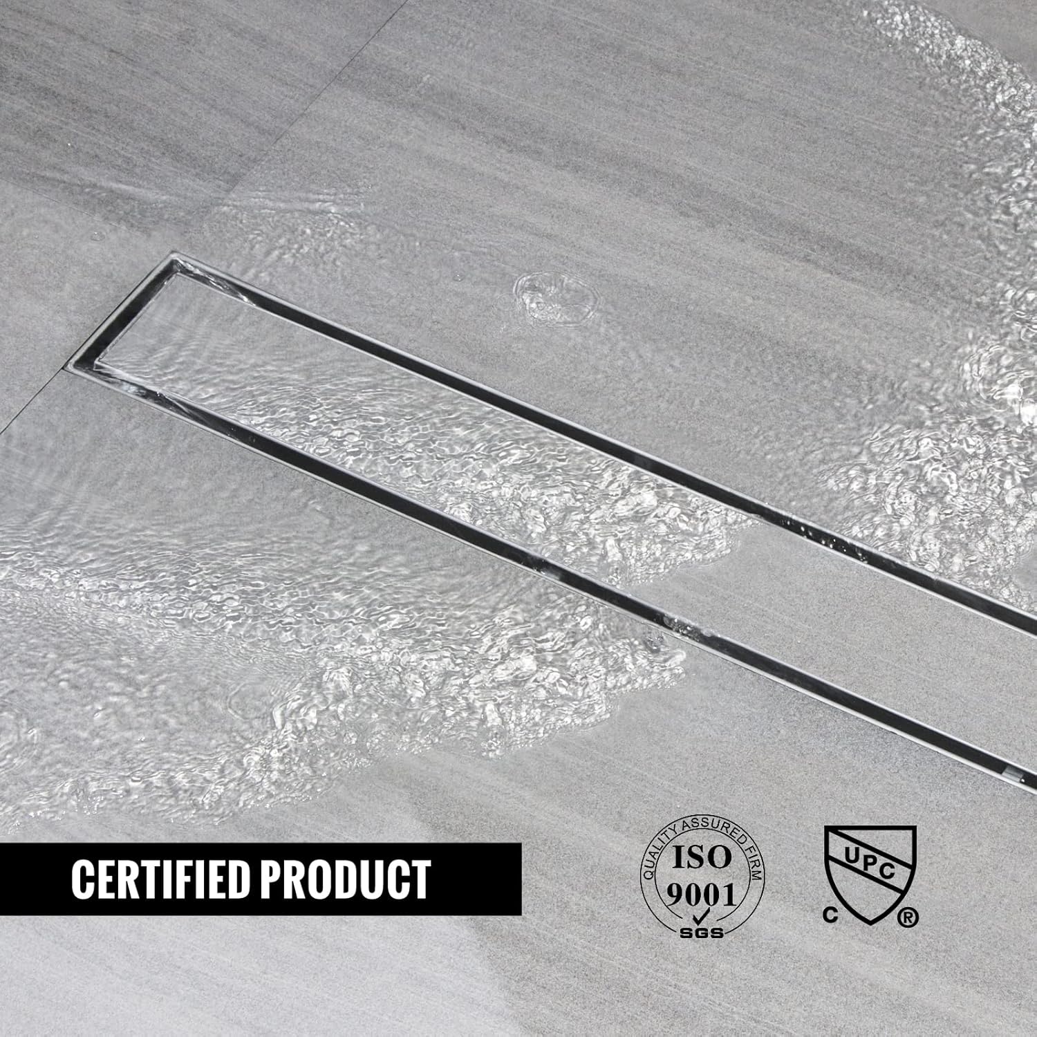 Douchegoot 70cm Extra Plat RVS - Nu 40% Korting!