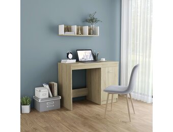 vidaXL Bureau Sonoma Eiken - 100x50x76cm | 35% Korting