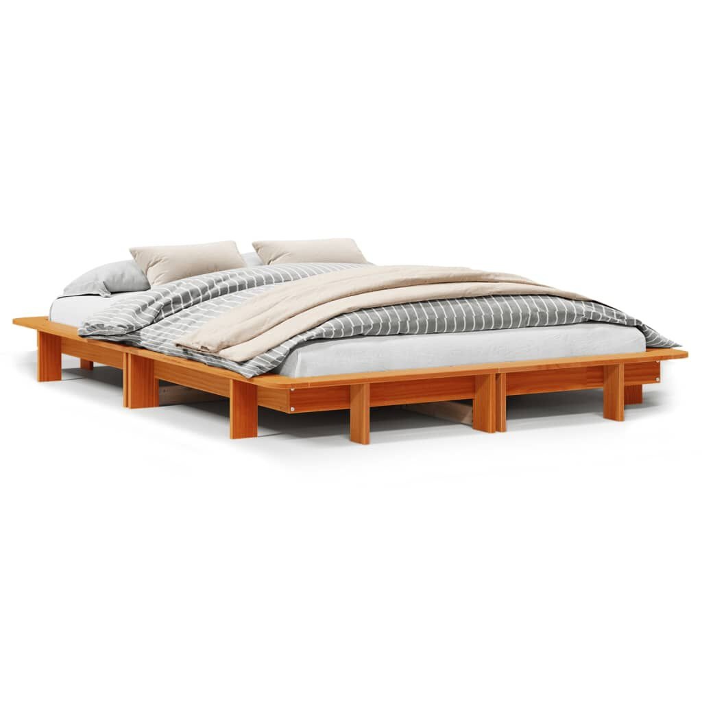 VidaXL Massief Grenen Bedframe (150x200cm) - 55% Korting!