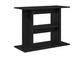 vidaXL Aquariumstandaard 80x35x60 cm Zwart Eiken - 40% Korting