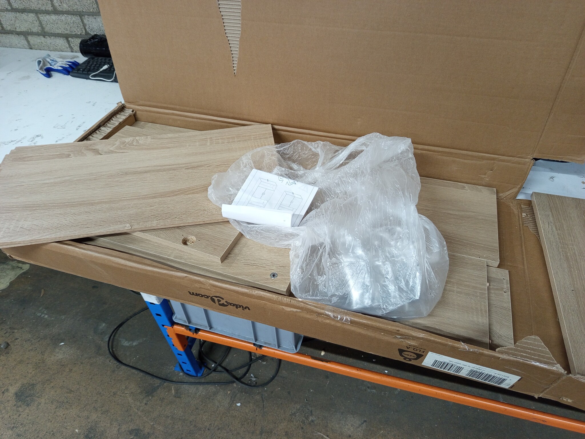 vidaXL Wasmachinekast Sonoma Eiken - 60% Korting!