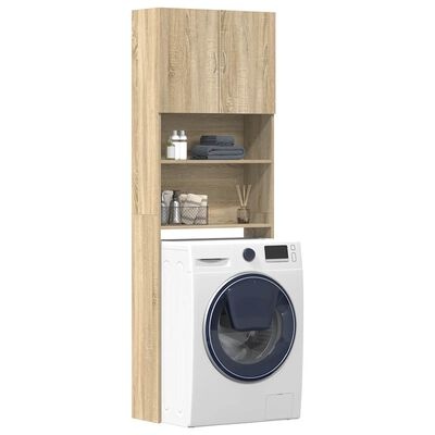 vidaXL Wasmachinekast Sonoma Eiken - 60% Korting!