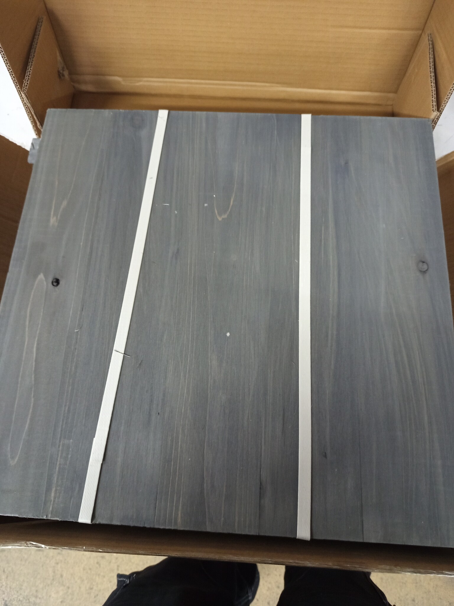 vidaXL Tuinbox 50x49x56,5 cm Vurenhout Antraciet - 55% Korting!