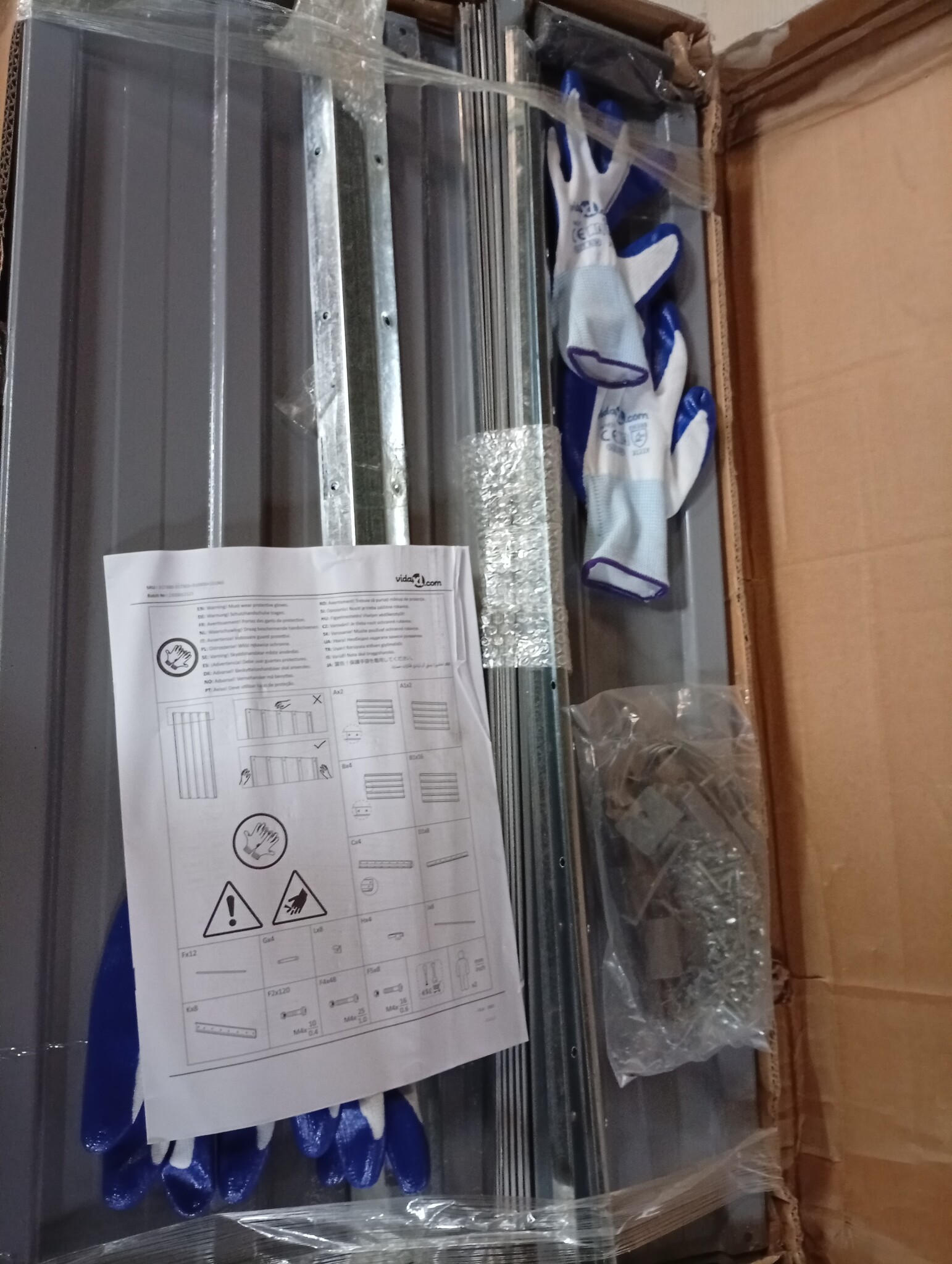 Verhoogde Plantenbak 400x80x77 cm | Gegalvaniseerd Staal | 55% Korting