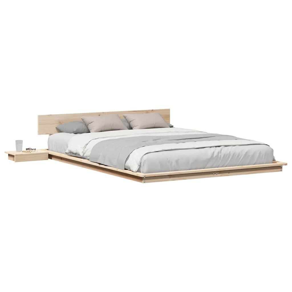 vidaXL Houten Bedframe Bruin 160x200cm - 40% Korting