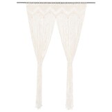 vidaXL Macramé Gordijn 140x240cm Katoen - 40% Korting!