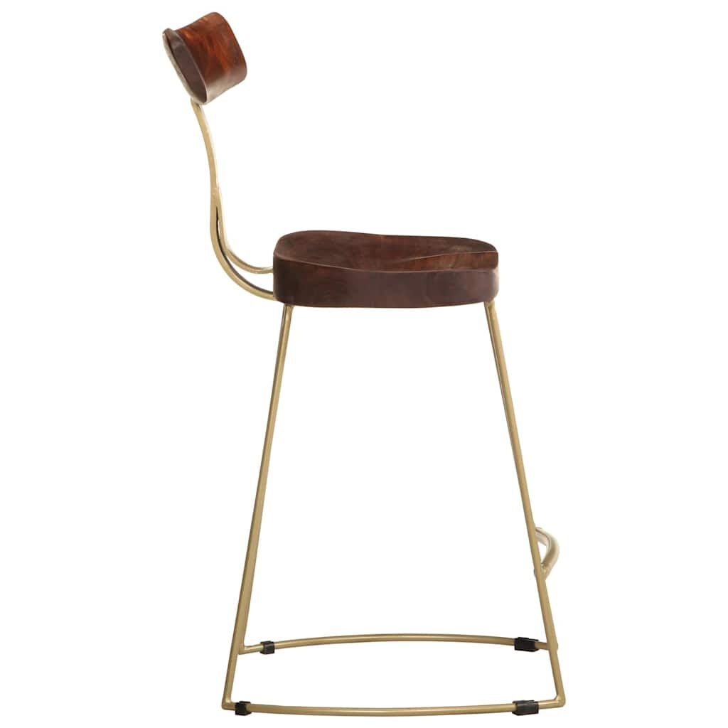 vidaXL Barkrukken (2 stuks) - Massief Mangohout | 40% Korting!