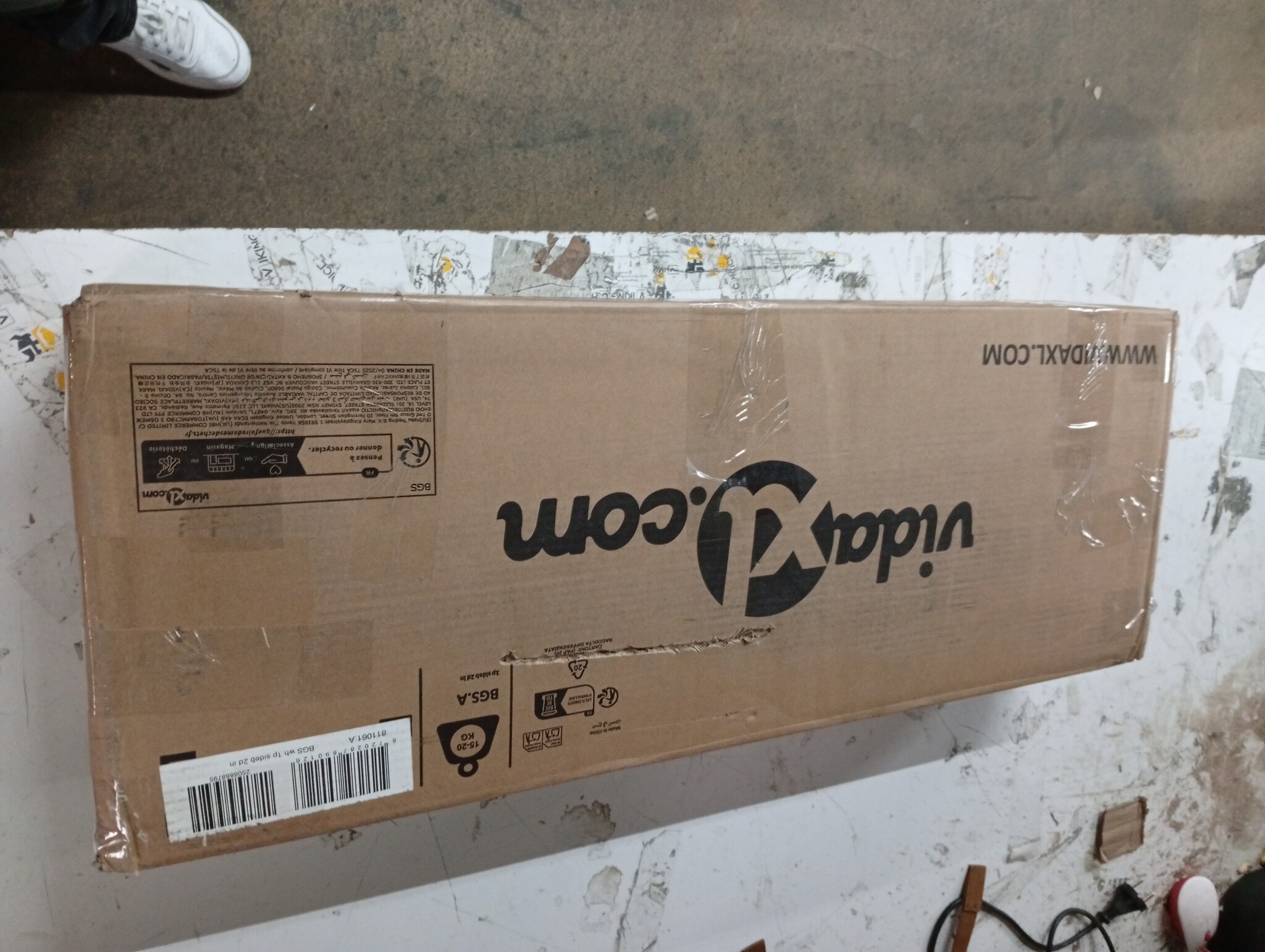 vidaXL Dressoir Wit Bewerkt Hout - 60% Korting