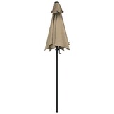 VidaXL Parasol Aluminium Taupe 200x224 cm - 40% Korting!