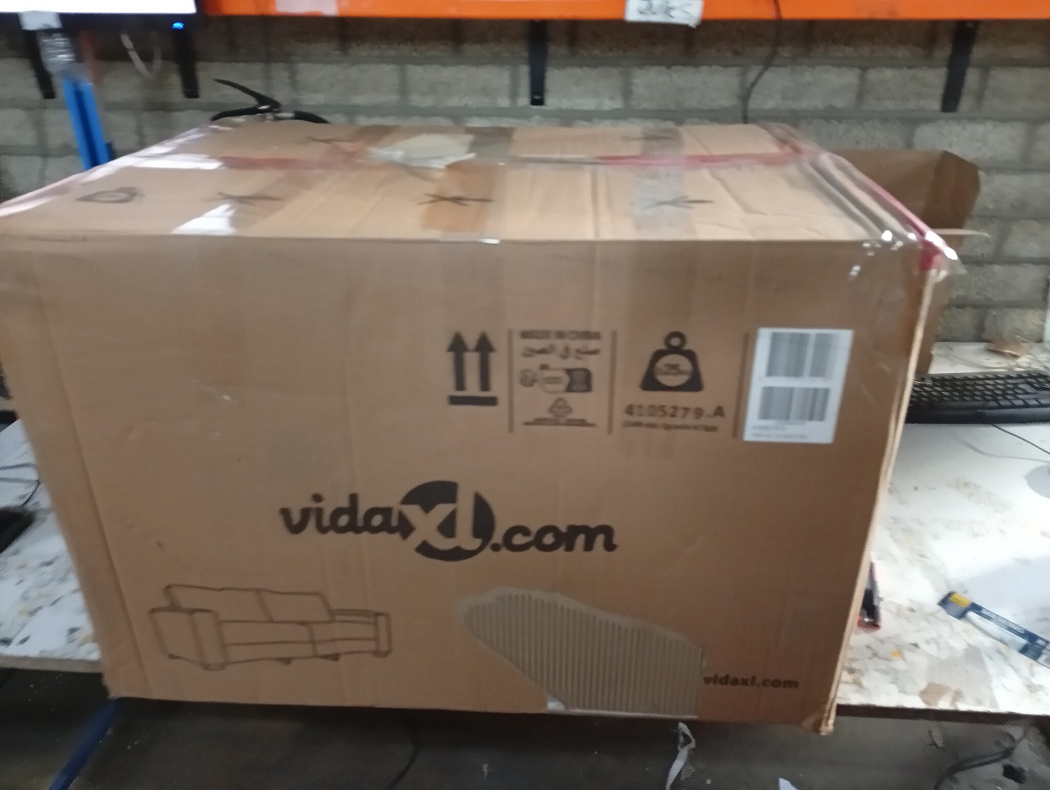 vidaXL 3-zitsbank Donkergroen Fluweel | -55%