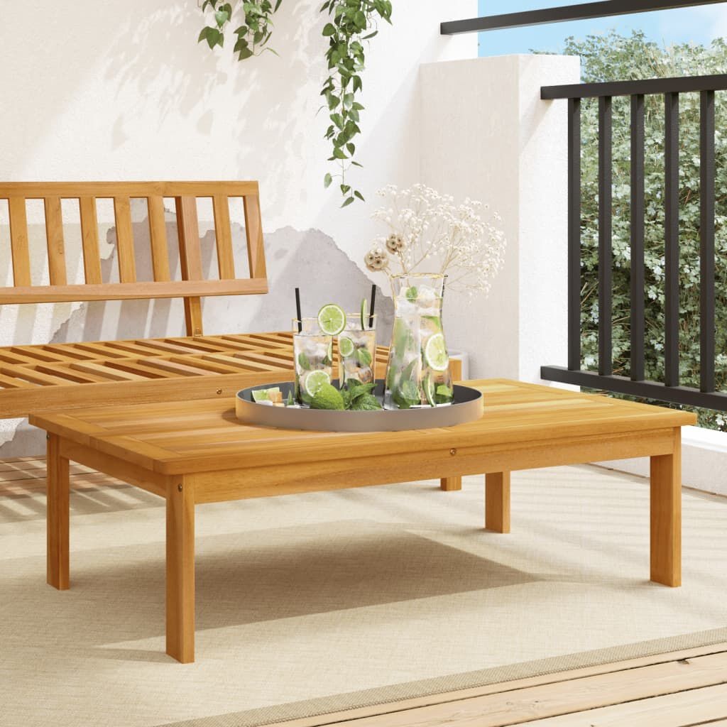 vidaXL Tuintafel acaciahout 100x60x30 cm | 40% Korting