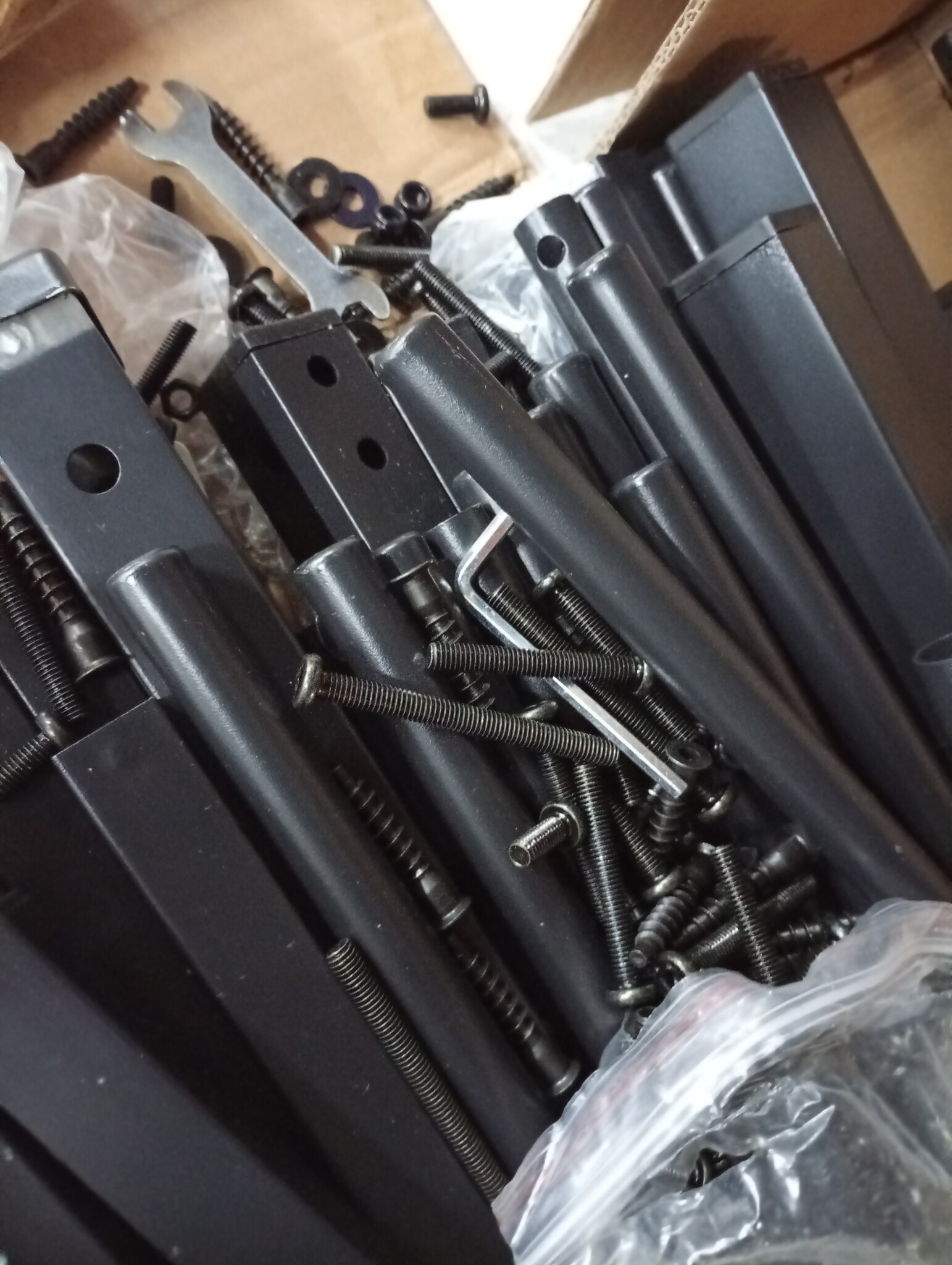 vidaXL Bedframe Metaal Bruin Eiken 120x190 cm - 60% Korting!