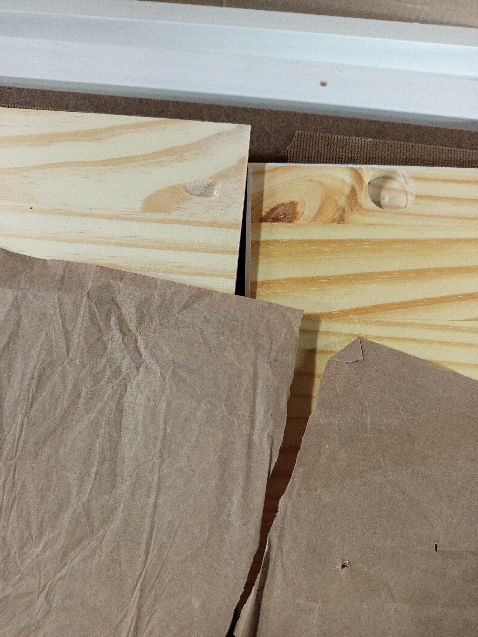 VidaXL Dressoir Hill Wit - 55% Korting | Massief Grenenhout