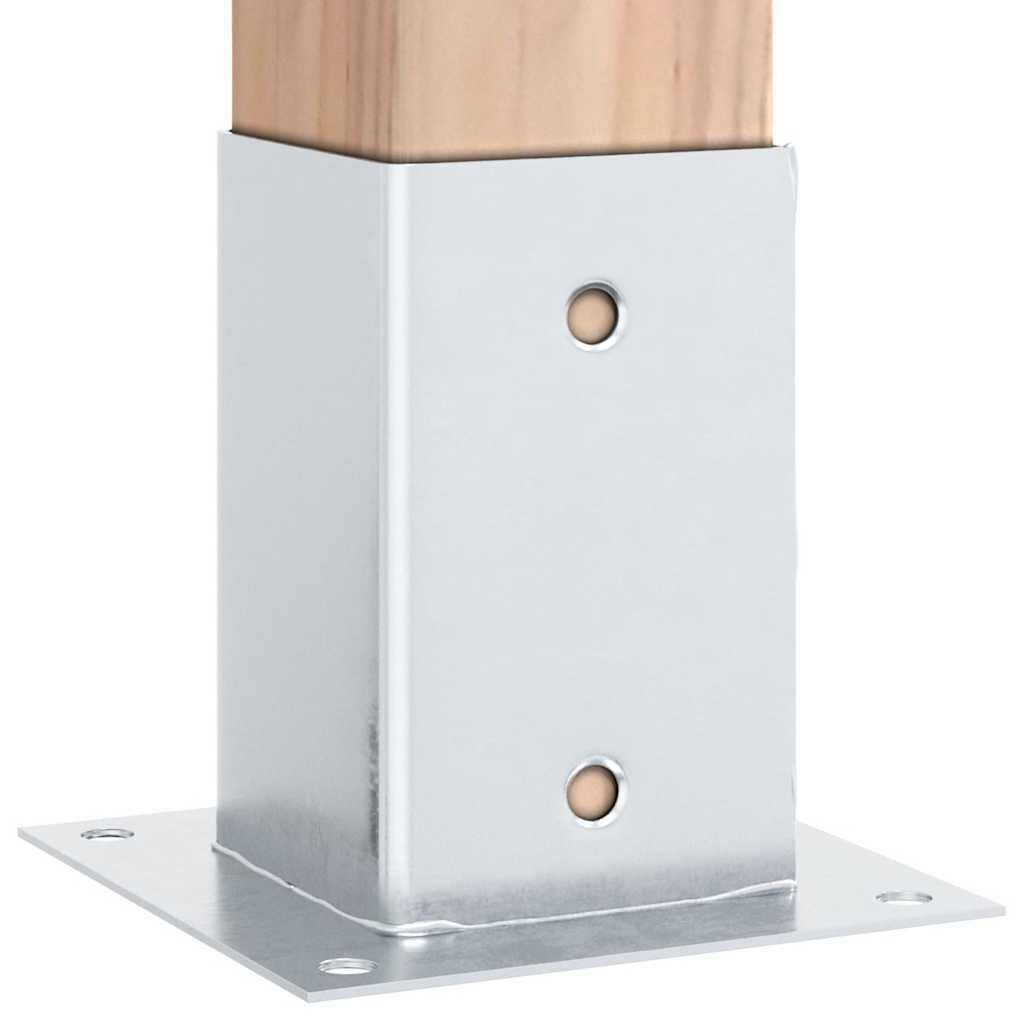 vidaXL Spokkels 4st Gegalvaniseerd Staal - 61% Korting!