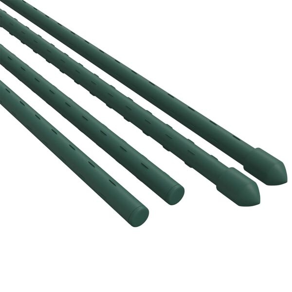 vidaXL Plantenstaken 30 stuks 115 cm Staal Groen | 40% Korting