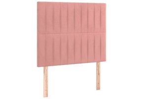 vidaXL Hoofdborden Fluweel Roze (2 stuks) - 56% Korting!