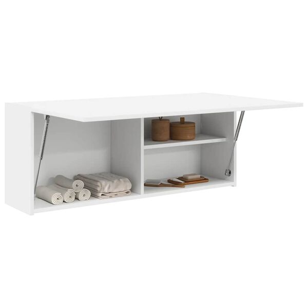 vidaXL Wandkast Wit - 100x25x40 cm - 40% Korting!
