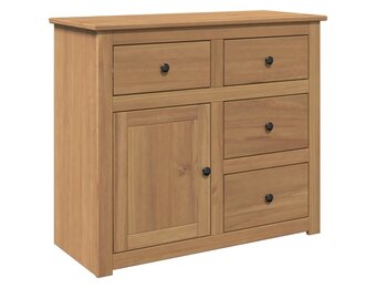 vidaXL Dressoir Panama 93x40x80cm Grenenhout - 40% Korting!
