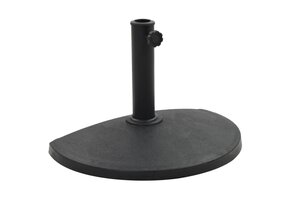 VidaXL Parasolvoet Halfrond 9kg Zwart - 55% Korting