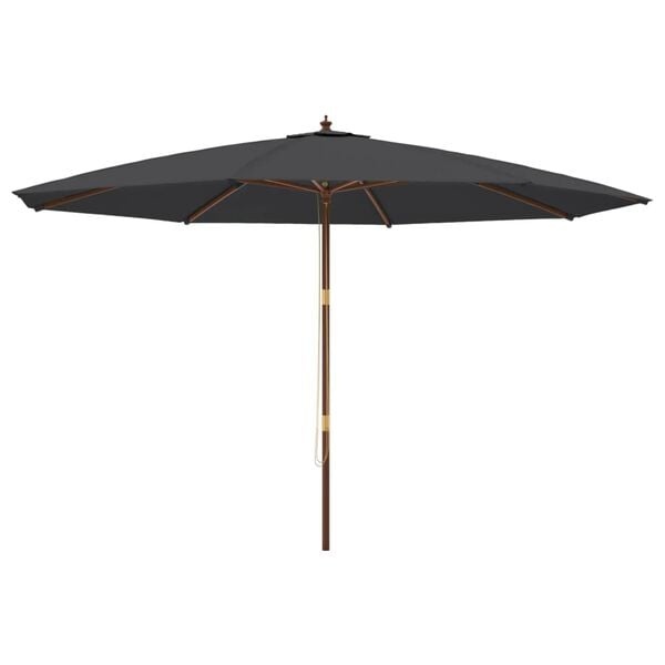 vidaXL Parasol 400x273 cm Zwart - 40% Korting!