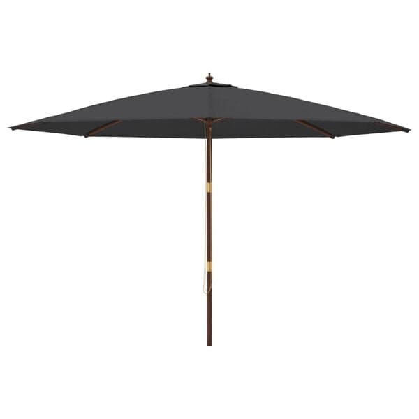 vidaXL Parasol 400x273 cm Zwart - 40% Korting!