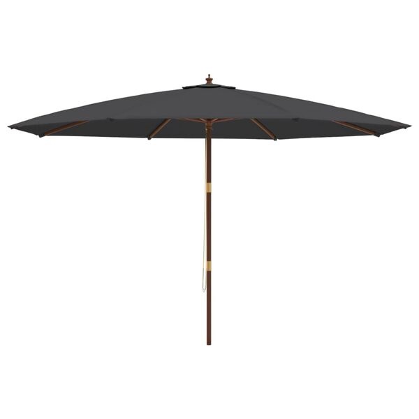 vidaXL Parasol 400x273 cm Zwart - 40% Korting!