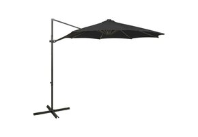 Zweefparasol 300cm Zwart - 55% Korting!
