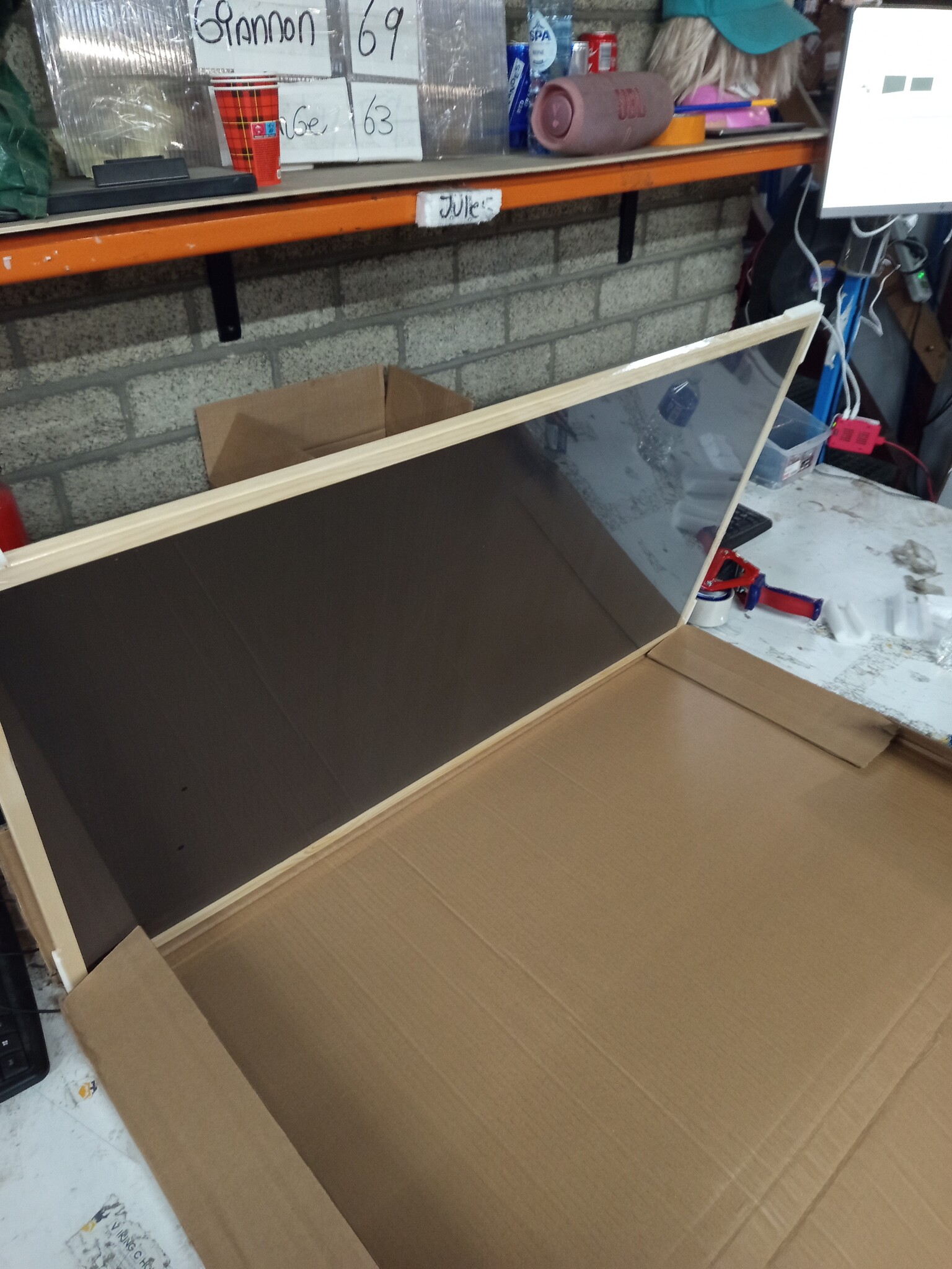 vidaXL Krijtbord 100x55 cm - 55% Korting! | Retoertje.nl