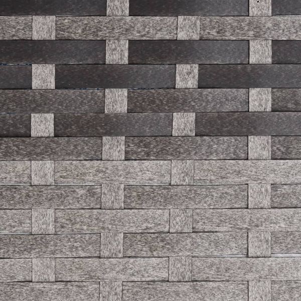 vidaXL Tuinstoel & Voetenbank Poly Rattan Grijs - 46% Korting!