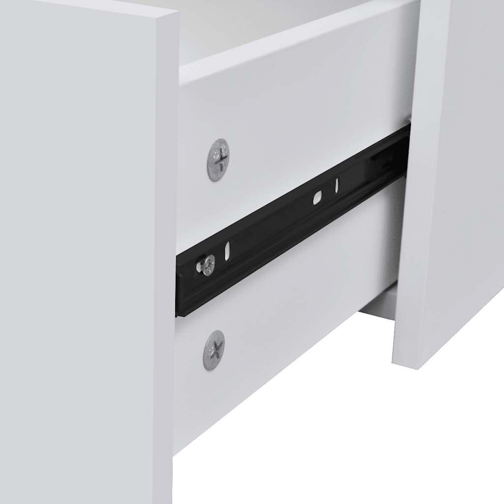 VidaXL Dressoir met 4 Lades (60x30,5x71cm) Wit - 60% Korting!