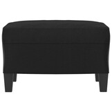 vidaXL Voetenbank Kunstleer Zwart - 55% Korting!