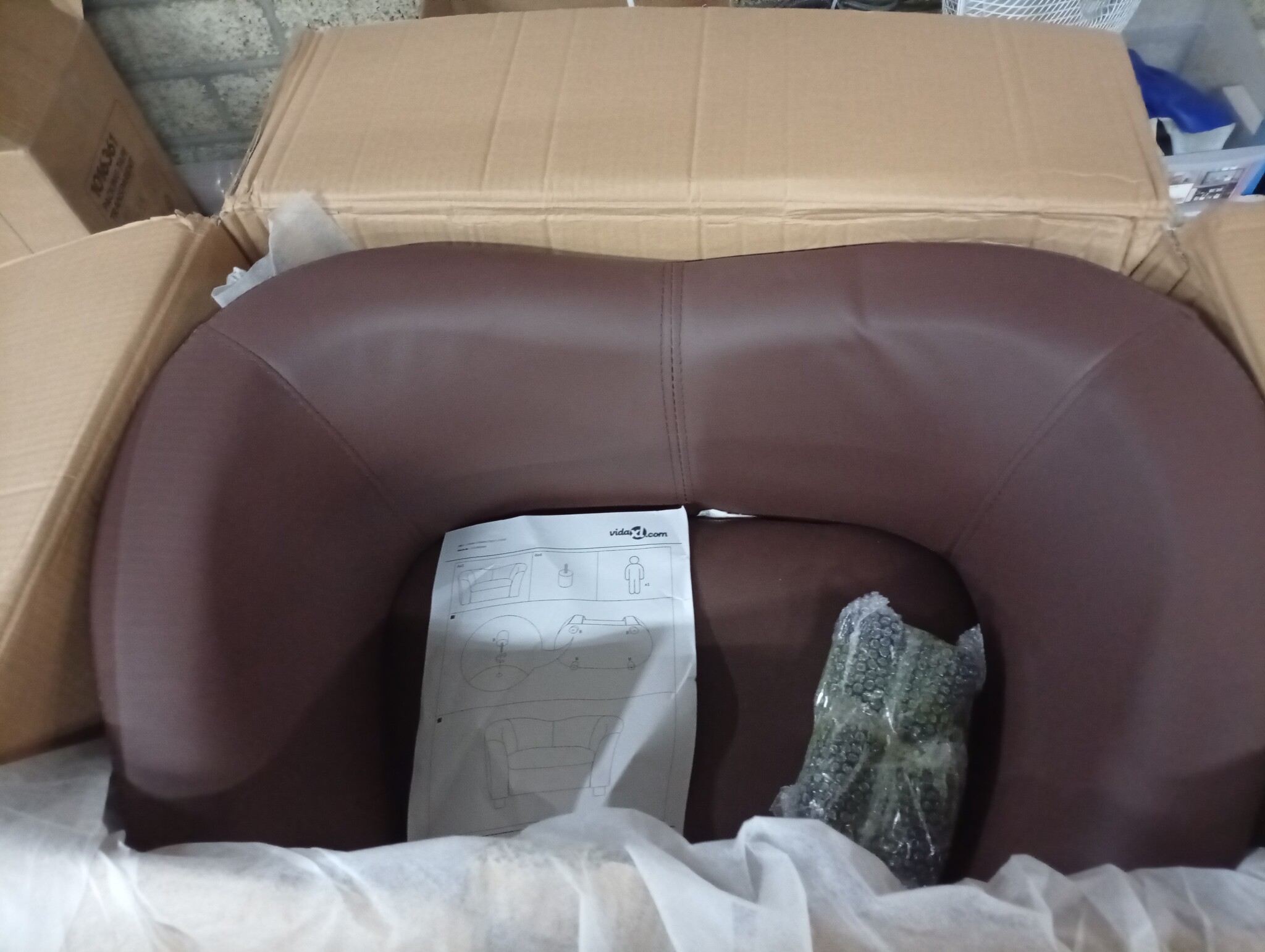 vidaXL Hondenbank Kunstleer Bruin - 55% Korting!