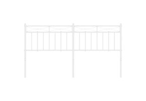 vidaXL Hoofdbord 160 cm Metaal Wit - 55% Korting!