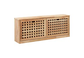 vidaXL Schoenenopbergbank Walnotenhout - 40% Korting