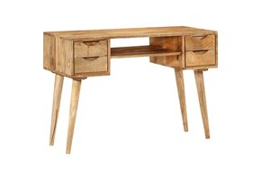 vidaXL Bureau met Lades - 40% Korting | Massief Mangohout